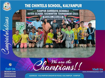 Victory can only be achieved when the team players are in perfect coordination and grab each other’s non - verbal clues.  In the most gripping KSS Inter School Badminton Tournament, the final moments created an aura of thrill and exhilaration yet the Chintelians lit the torch of mastery by grabbing the 1st position in Junior Boys and Junior Girls team while the 2nd position was clinched by the Senior Boys group.