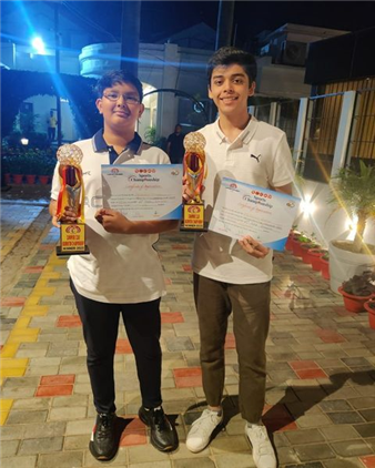 Our badminton stars Pragnay Bhatia   (Under - 17) and Sashaank Bansal (Under - 13) made it to the top in the Badminton Championship respectively organised by Cawnpore Club Private Limited.