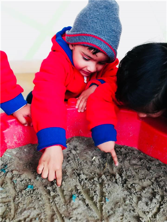Sand Pit Activity- Playgroup