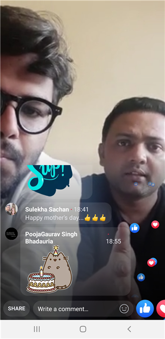 Facebook live with Rj Pulkit and Rj Harshit from Mumbai