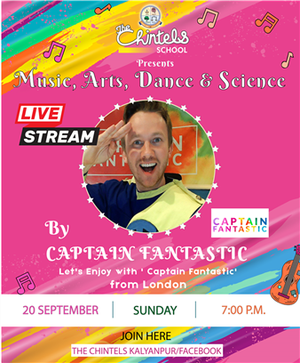Facebook live with Captain Fantastic from London on 20th September at 7:00 p.m.